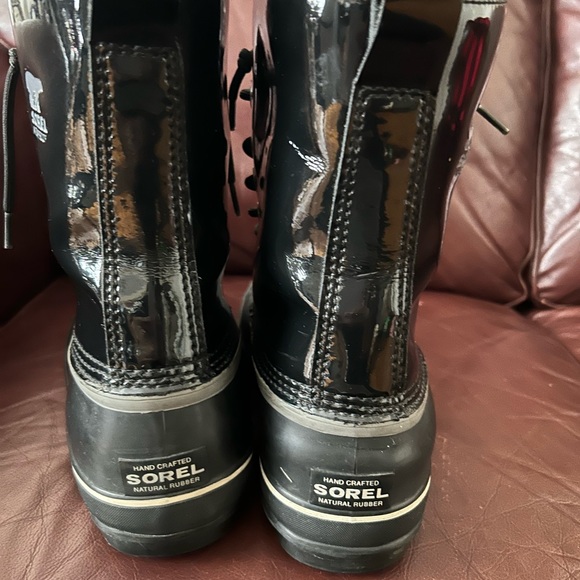 Black Sorel waterproof ladies boots size 10 - Picture 4 of 6